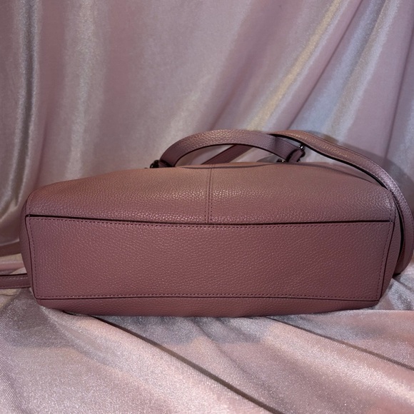 BNWT Authentic Coach PPL Chain Leather Prairie Satchel – Dusty Pink (59501) - Picture 7 of 7